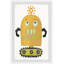 Guidinha Thinker Robot Framed Print-1083566004