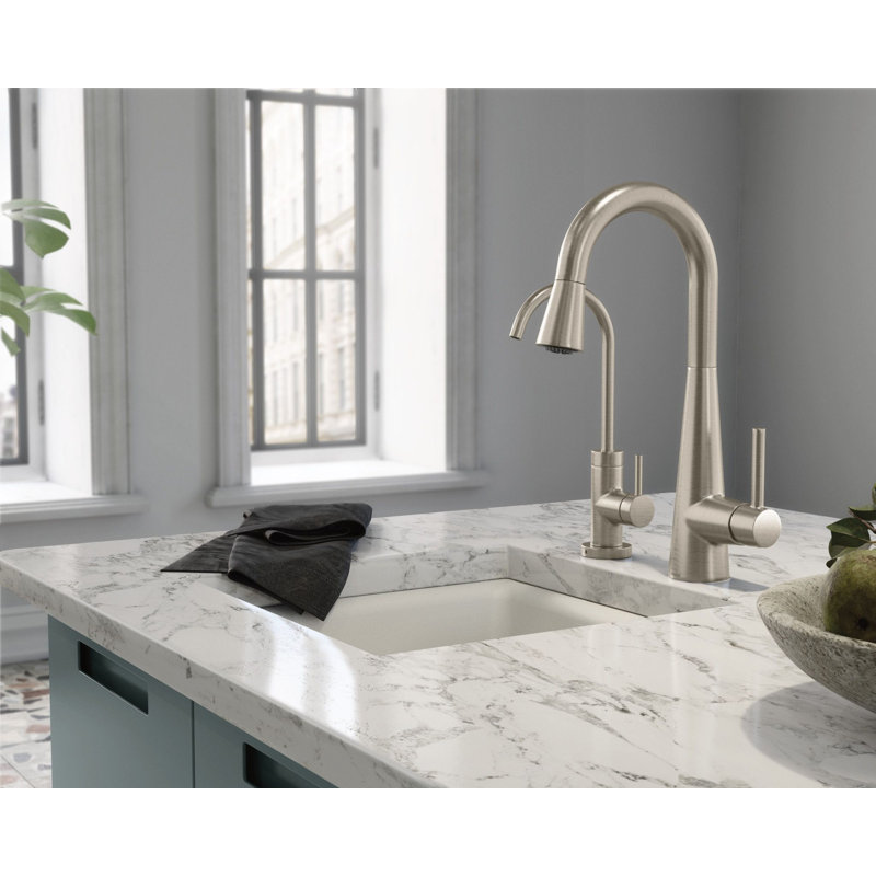 Moen SIP Modern Cold Water Kitchen Beverage Faucet with Optional Filtration System, Spot Resist Stainless