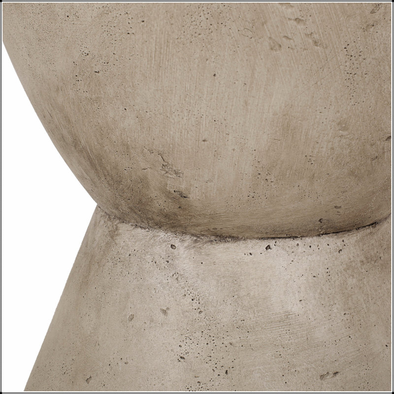 Outdoor MGO Side Table, Light Grey