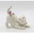 Cat With Butterfly Musical Figurine
