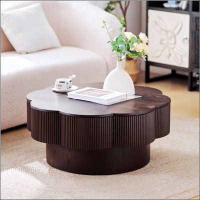 31.50"Modern Flower Shaped Coffee Table