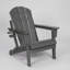 Chaise Adirondack pliante en PEHD avec porte-gobelet double-1059436328