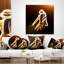 Coussin lombaire style danse portrait moonwalker