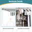  Auvent de patio manuel rétractable en gris / blanc-112618903-112618910-131459382