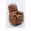 Fauteuil inclinable à télécommande chauffant et chauffant pour massage pour personnes âgées-282908331