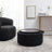 Savinien Upholstered Round Storage Ottoman-924381051