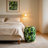 Green Tropical Leaf Ceramic Garden Stool