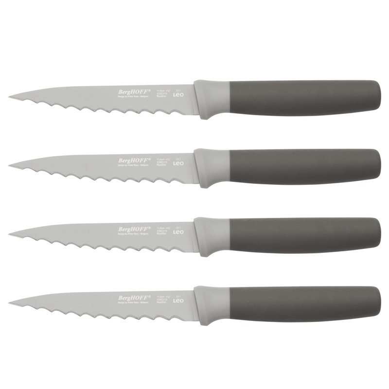 Couteaux à steak en acier inoxydable 4 pièces BergHOFF International Leo