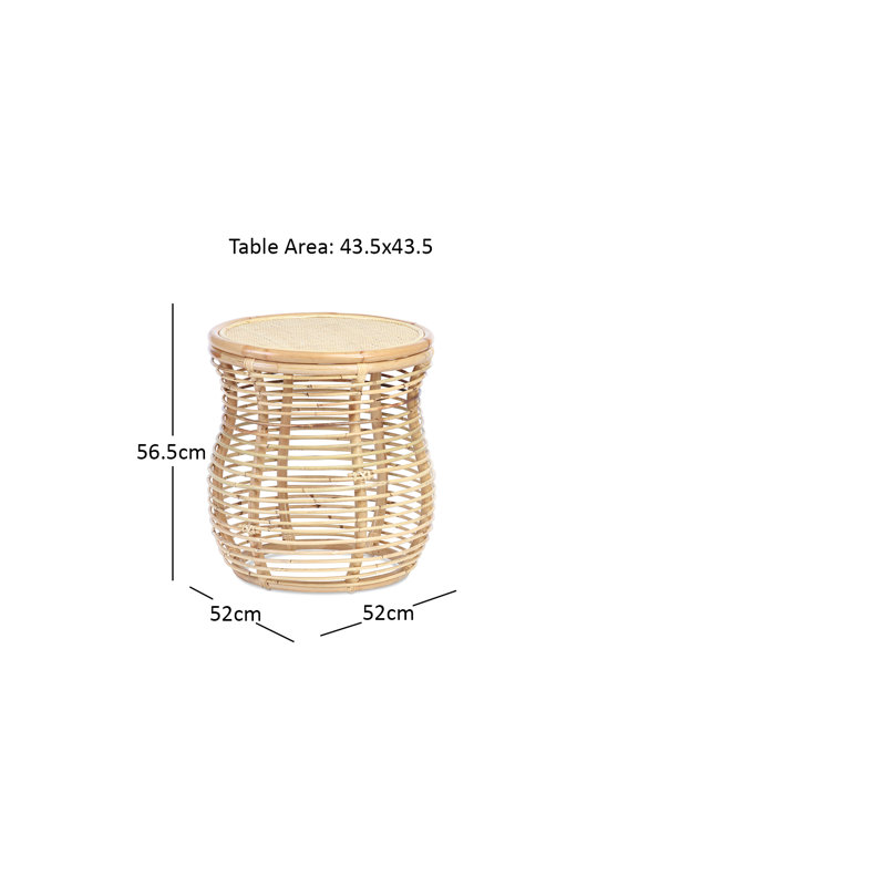 Camak Frame End Table, Natural