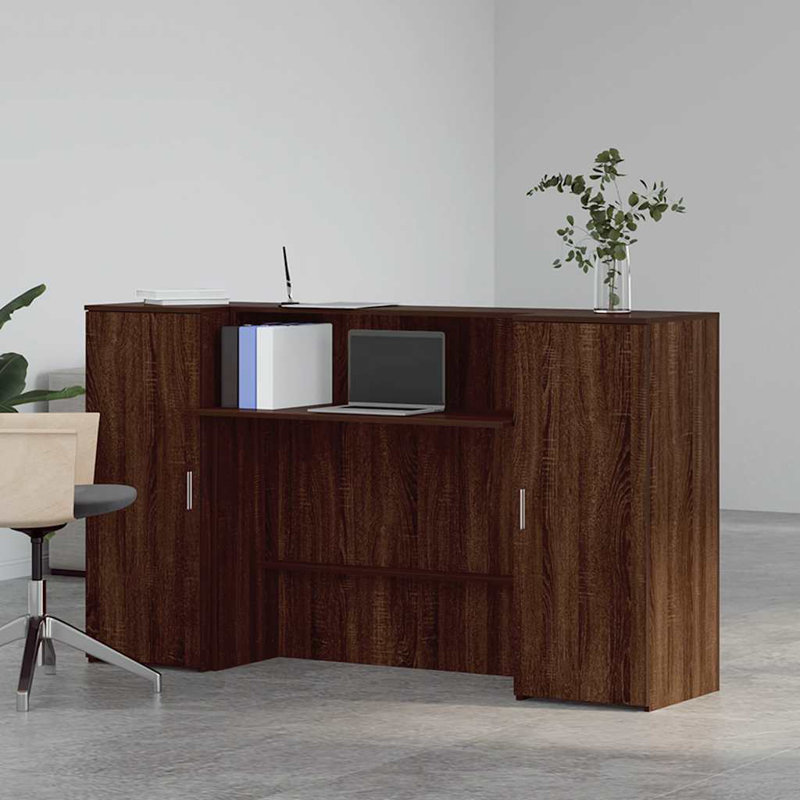 Baki Standing Desk, 103.5cm H x 180cm W x 50cm D, White