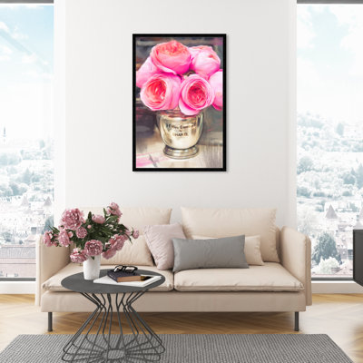 " Pink Peony Bouquet Fashion "