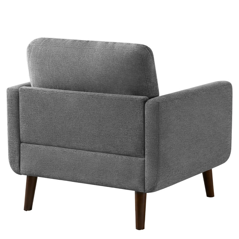 Maritess Upholstered Armchair, Gray Linen