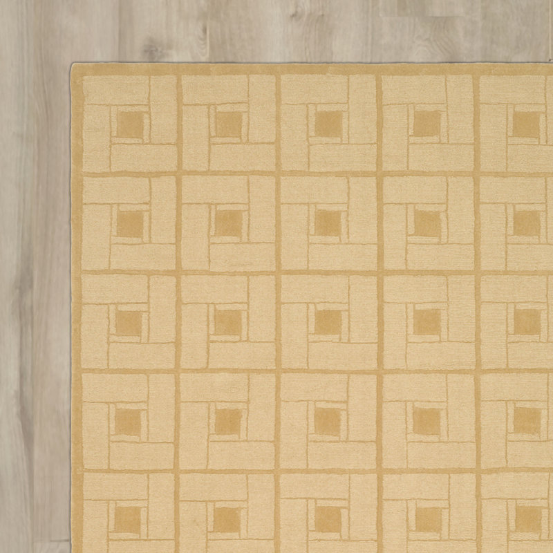 Martha Stewart Hand Tufted Wool Geometric Rug, Rectangle 8' x 10'