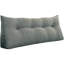 Lit à dossier assis en velours côtelé confortable, tête de lit, coussin de lecture, dossier triangulaire, compression-99222256-99222259