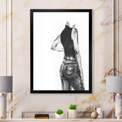 Art sur toile mode femme, art mural