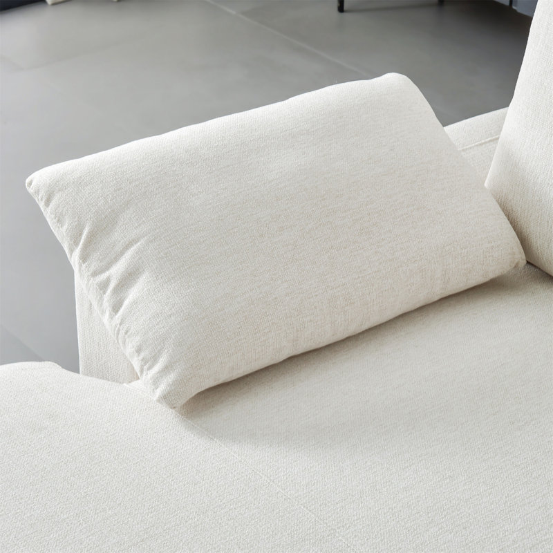 Upholstered L-Shaped Sectional, Right Hand Facing