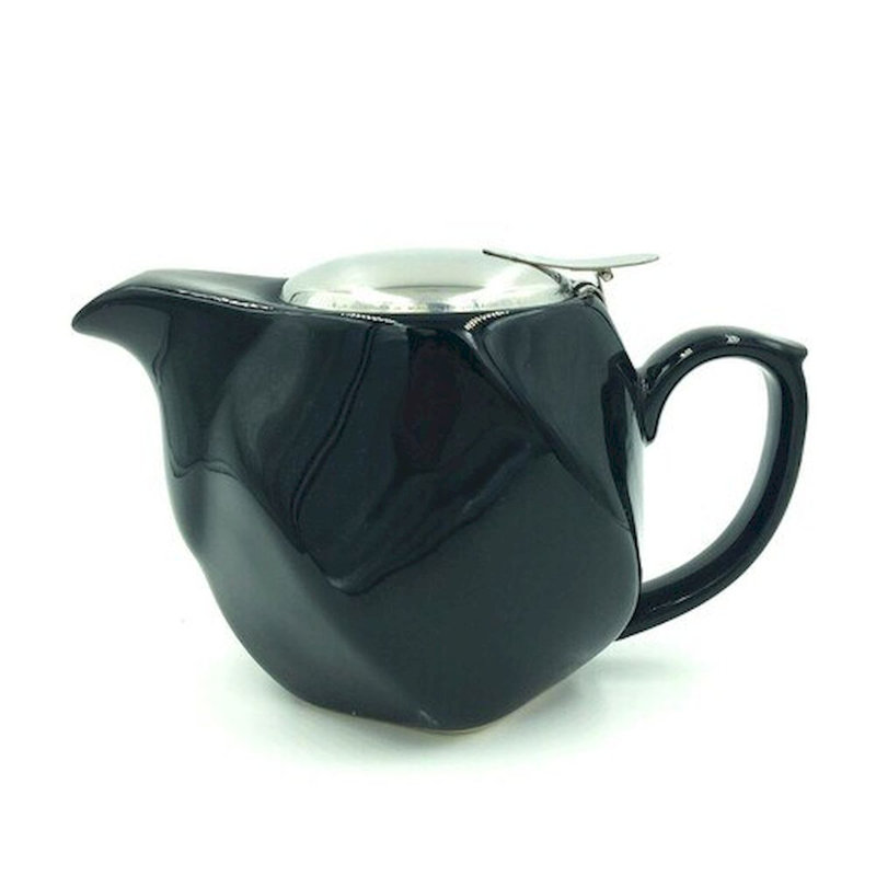 Théière bleue avec infuseur Beufort, 25 oz, Noir