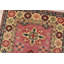 Tapis de style tribal en laine rose noué à la main 2 pi 11 po x 9 pi 10 po Kazak