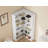 Corner Bookshelf With Baffles, 6 Tier Large Corner Shelf Storage Display Rack For Living Room Home Office-679688697