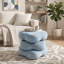 Repose-pieds rembourré moelleux en chenille Alex-132146227