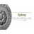 Endurathane Sydney Ceiling Medallion, 27 3/4"OD x 2"P (Fits Canopies up to 5 3/4"), Hand-Painted Jet Black Finish-29016960