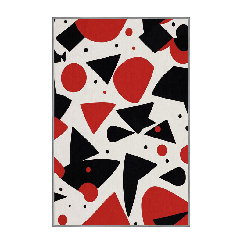 Obsidian Rift Rug, Rectangle 4' x 6'