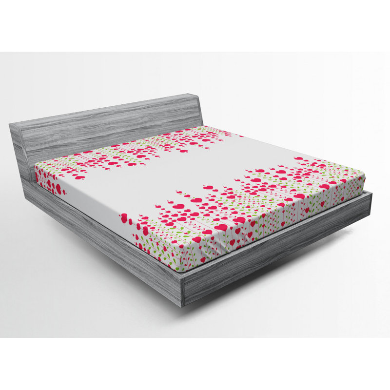 Microfiber Geometric Fitted Sheet, Full Fitted Sheet