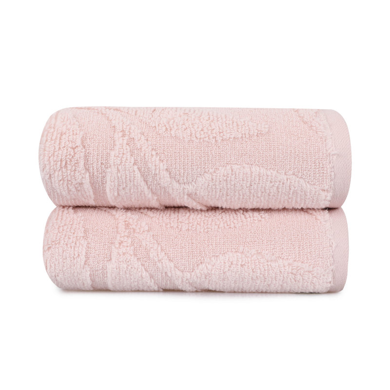Ensemble de 2 essuie-mains 100% coton 2 pièces, Poudre