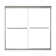 60" W x 72" H Frameless Rectangle Sliding Tub & Shower Kit with Towel Bar and Base Included