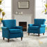 Mooresville Upholstered Armchair with Solid Wood Legs