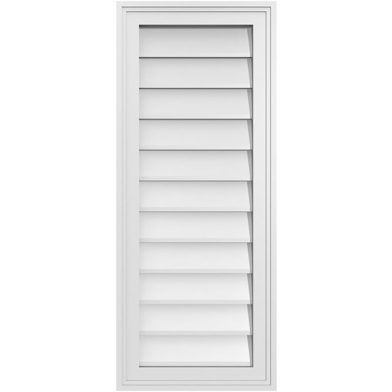 Cadre en brique, brun clair apprêté, H 34 po x l 14 po x P 1,5 po
