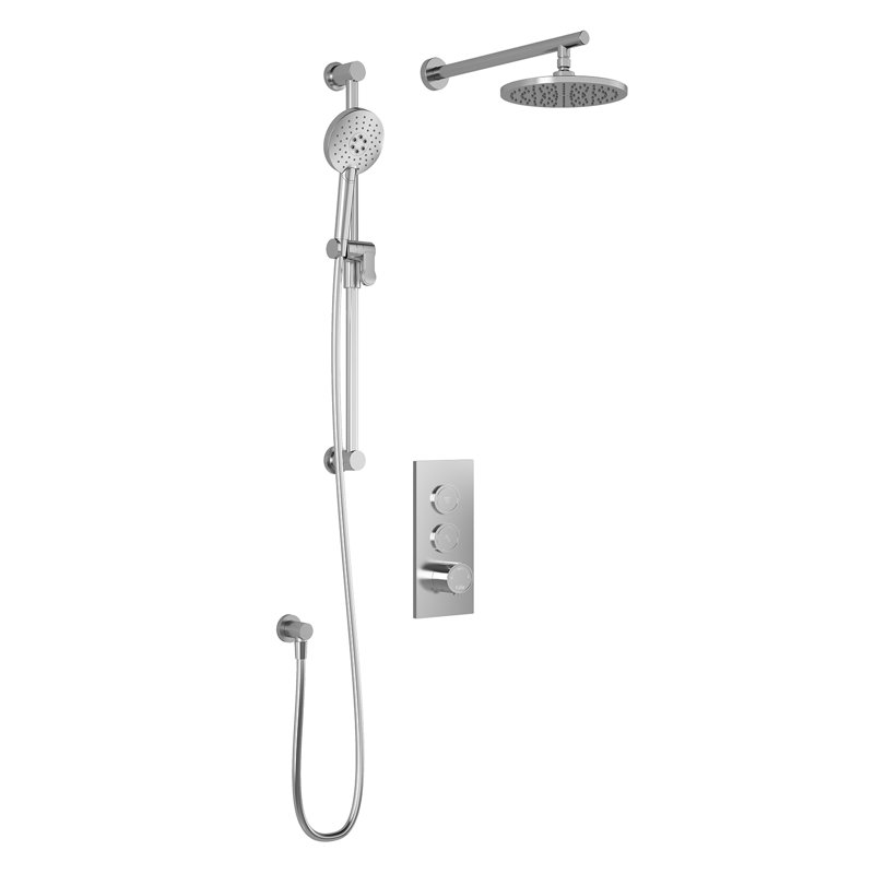 All-In-One Kit with Rough in-Valve, Chrome
