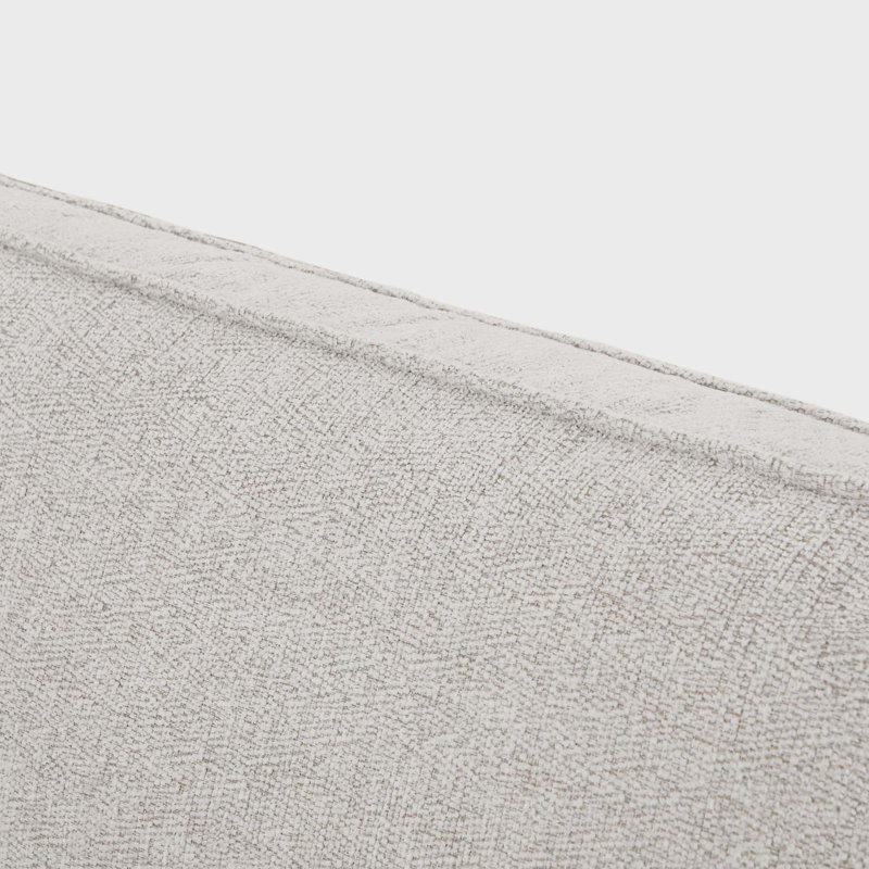 Canapé Oluseun, Chenille blanche, H 35,04 po x l 56,69 po x P 33,27 po