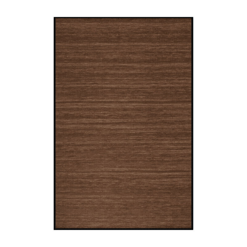 Tapis brun uni lavable à la machine, Tapis de couloir 2 pi x 4 pi