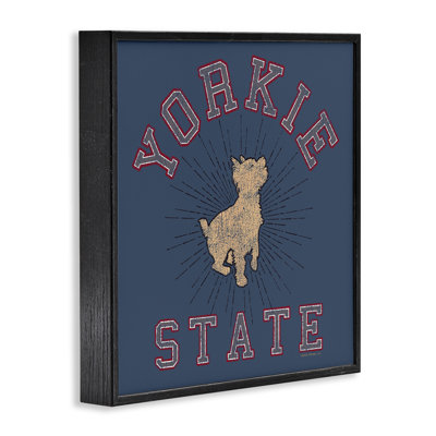 Art de la giclée de l'Université Yorkie par Spirit Animals / Life Is High