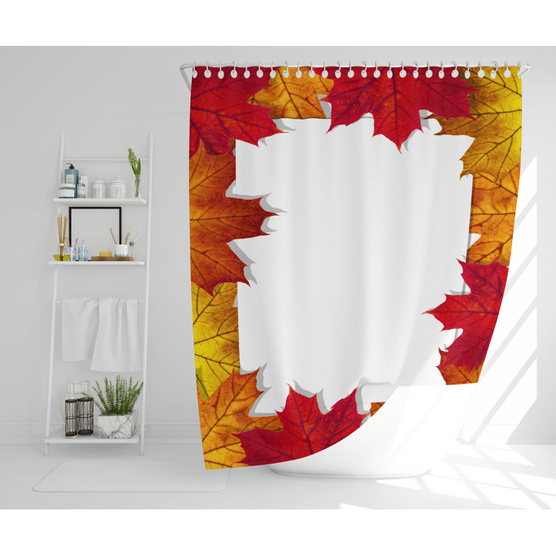 Pomonok Polyester Single Shower Curtain, 168cm H x 168cm W