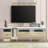 Media Console Table with 3 Drawers and Open Shelves for TVs up to 80''