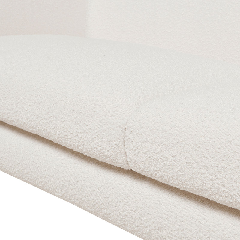 Amala Upholstered 90.5'' Sofa, Ivory Boucle