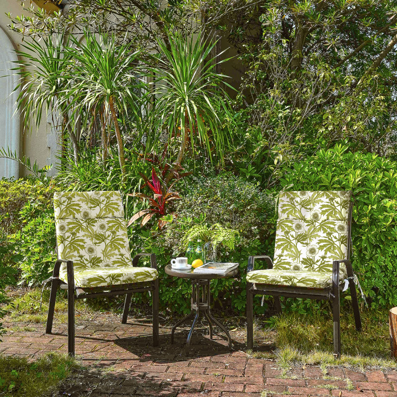 Outdoor 3'' Rocking Chair Seat / Back Cushion