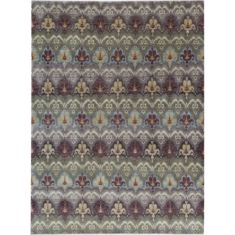 Cotton Ikat Area Rug