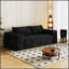 Canapé 3 places en velours côtelé à assise profonde, aucun assemblage requis, parfait pour les salons et les chambres-1436816870-1436816873