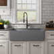 Grove 33" L X 18" W Rectangular Single Bowl Fireclay Farmhouse Kitchen Sink with Grid and Strainer