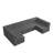 Boneless U Shape Modular Sectional Sofa