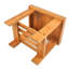 Solid Wood Accent Stool-1324539409