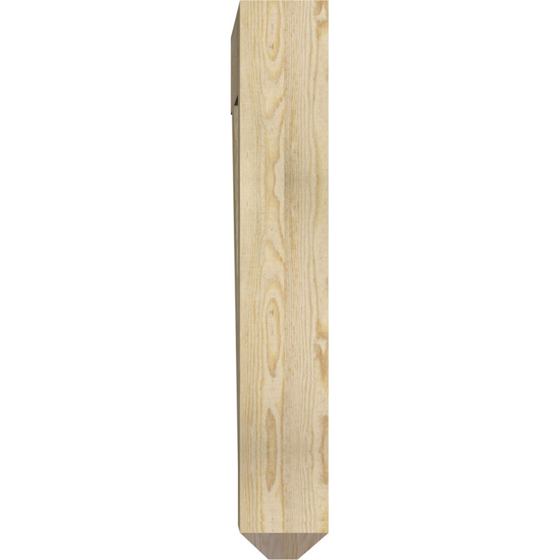 6"W x 32"D x 38"H Balboa Craftsman Rough Sawn Bracket, Douglas Fir, Rough Sawn Douglas Fir, 6" W x 32" D x 38" H