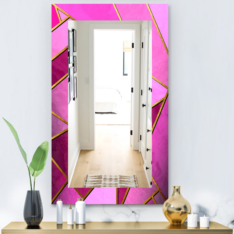 Miroir de salle de bain Capital, H 24 po x l 32 po, Mauve