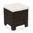 Wicker Outdoor Ottoman Set of 2, Outdoor Footstools for Patio with Removable Cushions, 3-in-1 PE Rattan Ottoman Seat, Footrest and Side Table for Backyard, Poolside-309721227