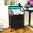 Kyila 2 Drawer File Cabinet With Power Outlet And USB Charging Port, Printer Stand With Open Storage Shelf With Lighting