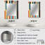Fredonyer couleurs pastel Midcentury Stripes - miroir rayé, miroir mural moderne unique, impression d'art en métal-389934803