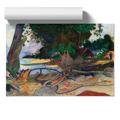 The Hibiscus Tree by Paul Gauguin - No Frame Painting